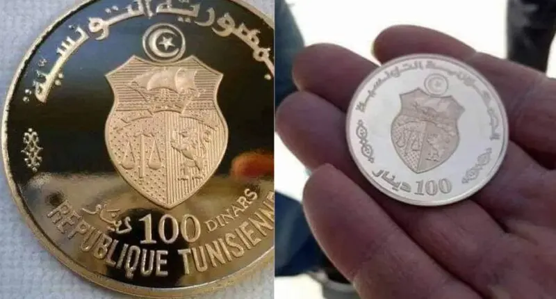100دينار . تونسية