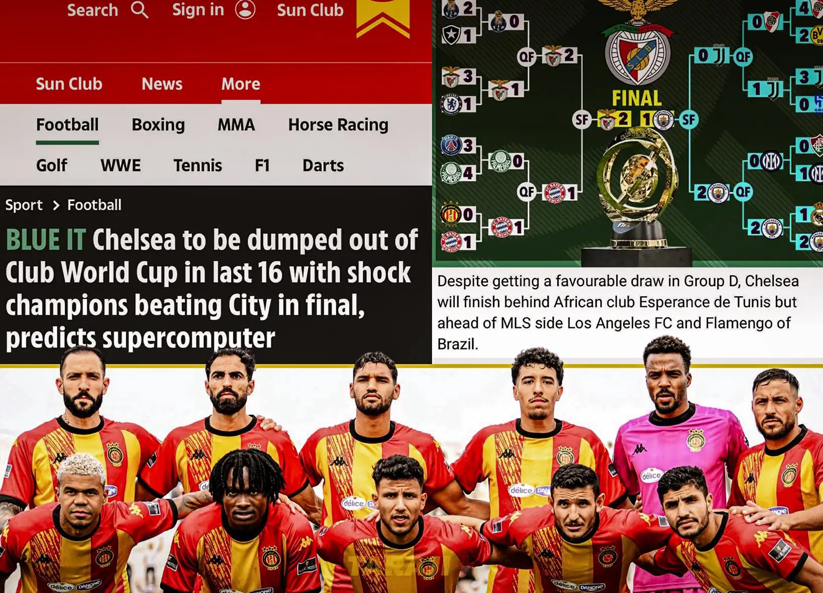 حاسوب عملاق بريطاني يُفاجئ الجميع: الترجي يتصدّر مجموعته ويُقصى بشرف أمام البايرن!