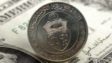 سعر صرف الدينار التونسي مقابل الدولار واليورو